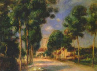 Pierre Renoir The Road To Essoyes oil painting image